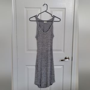 Wilfred Free Gray Dress with Cut Out at Back
